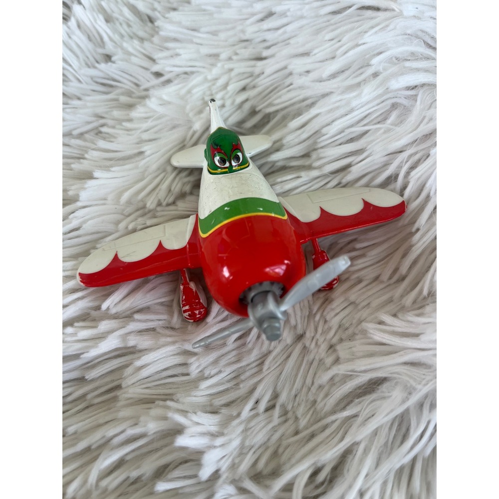 Disney Planes El Chupacabra Diecast Toy Airplane Mattel Red White Green Pixarโ